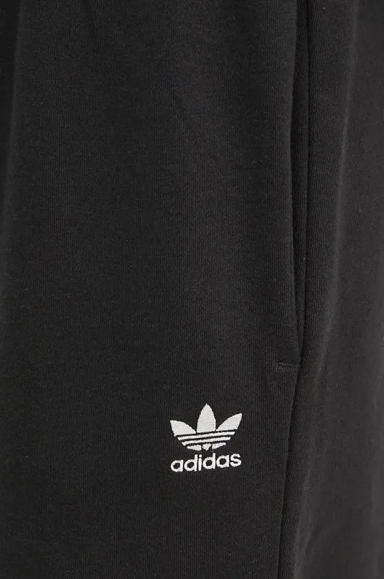 adidas Originals joggers Femme Galore Wideleg Fleece Pants black color smooth JN3030