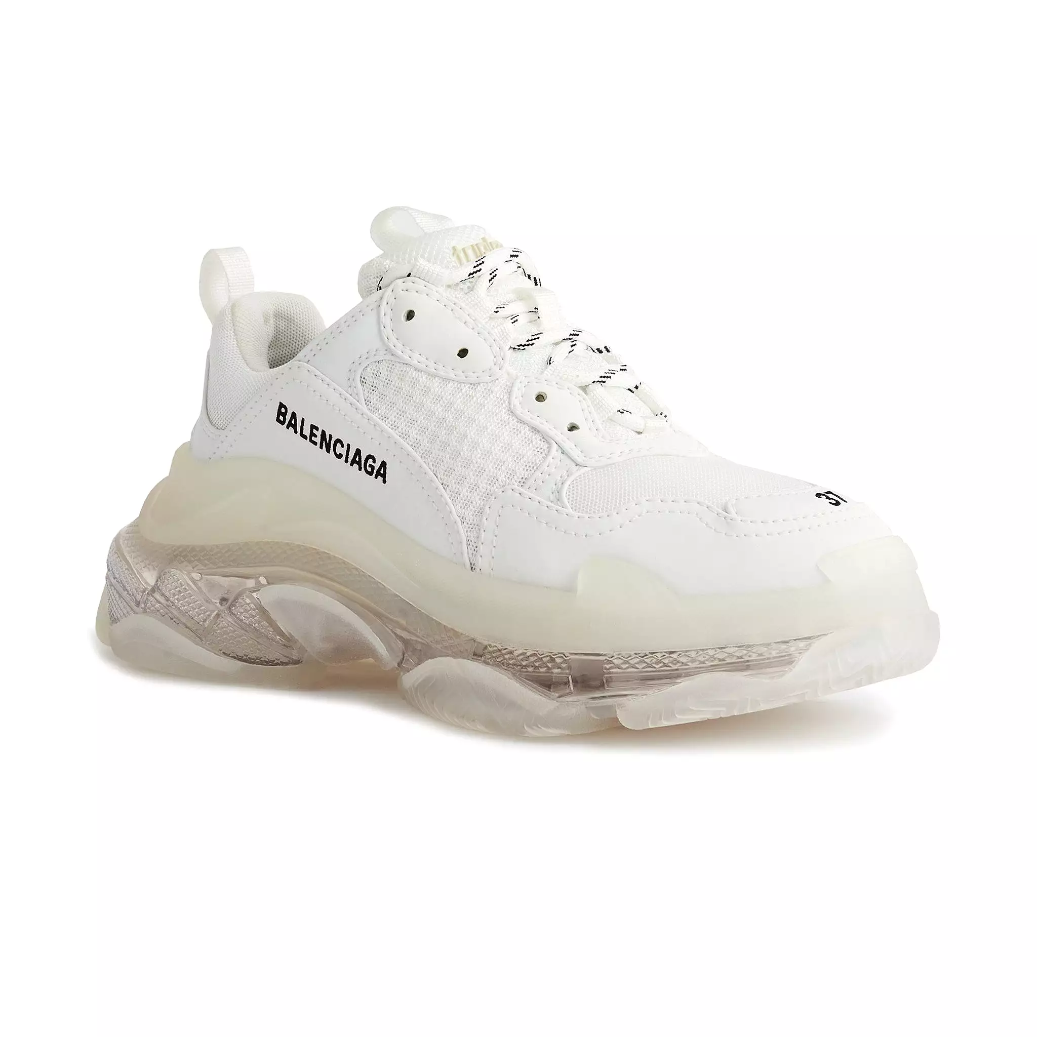 Balenciaga Triple S Sneaker Polar White Clear Sole