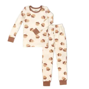 Bamboo Long Sleeve Pajama Set (Acorn Pals Print)