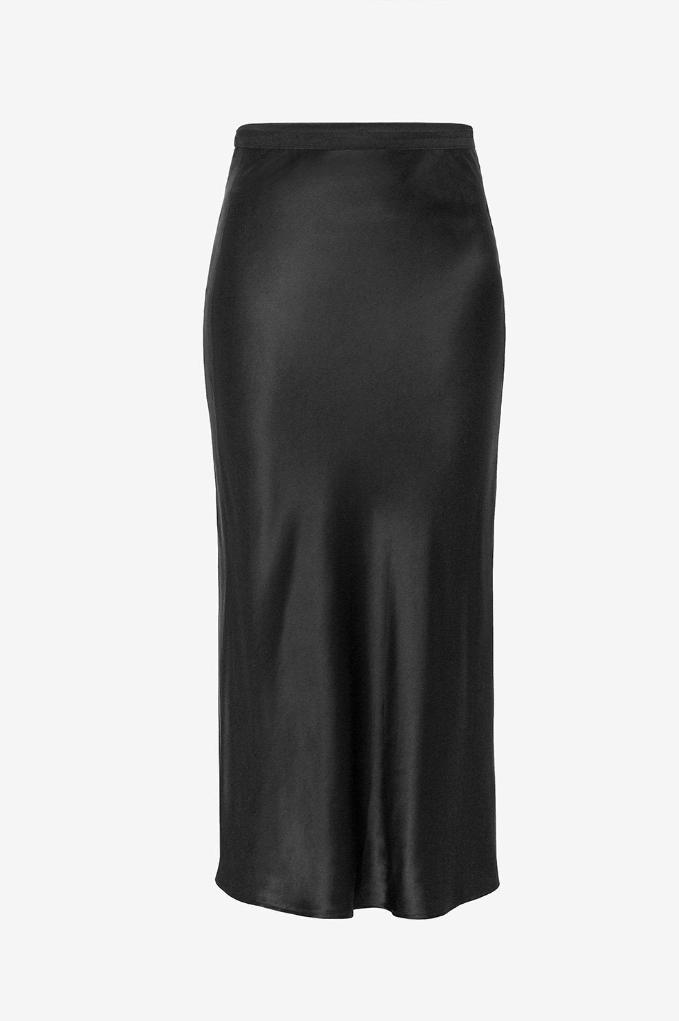 Bar Silk Skirt - Black