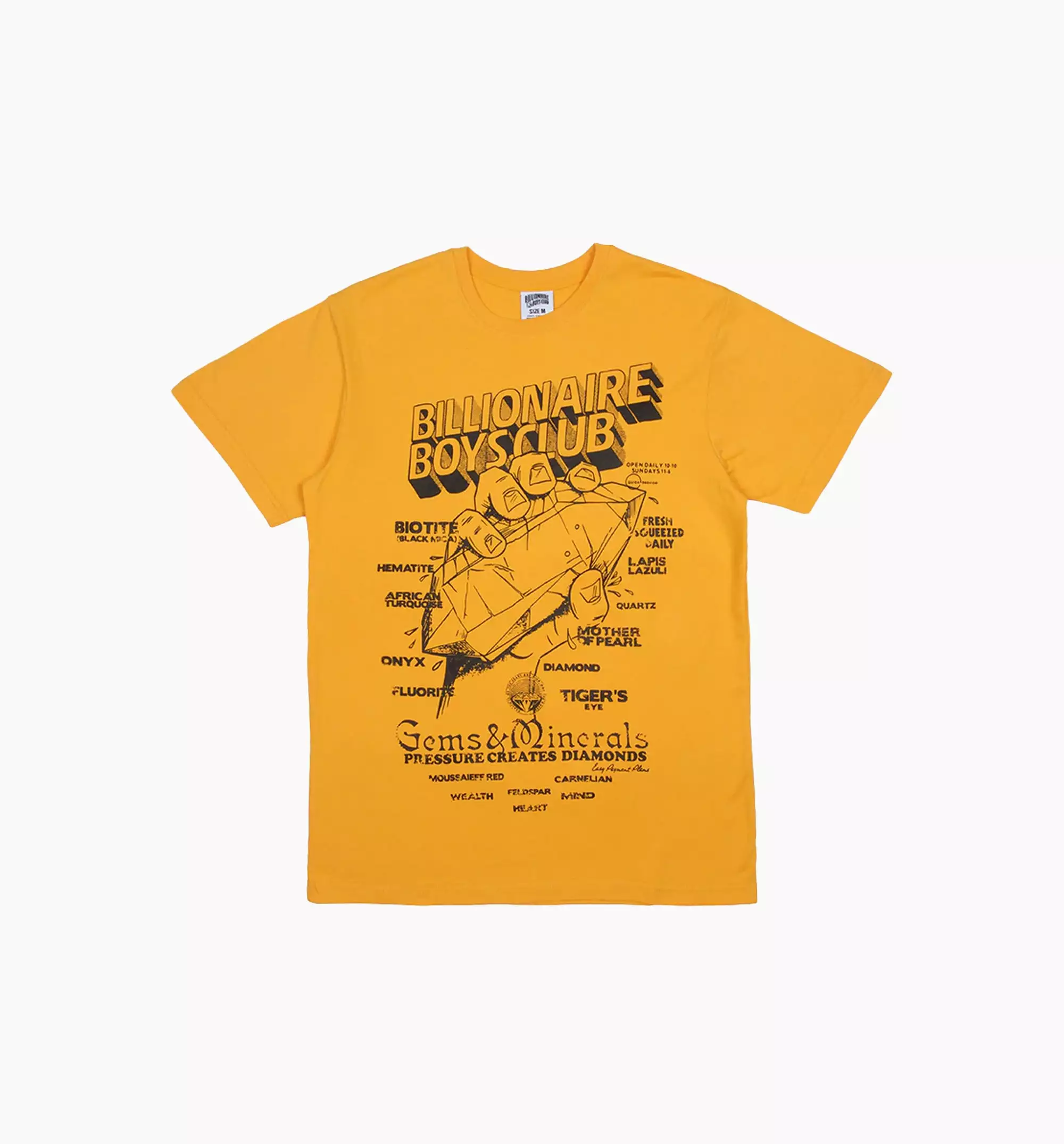 BB Pressed Diamonds Tee Mens T-shirt - Yellow