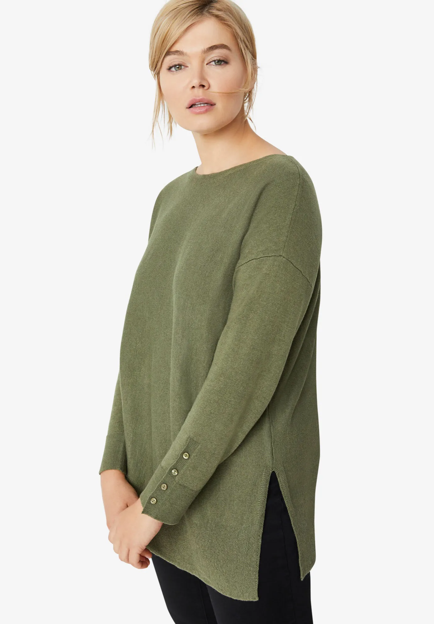 Boatneck Sweater Tunic