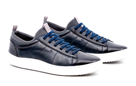 CAMERON SHEEPSKIN SNEAKER - NAVY