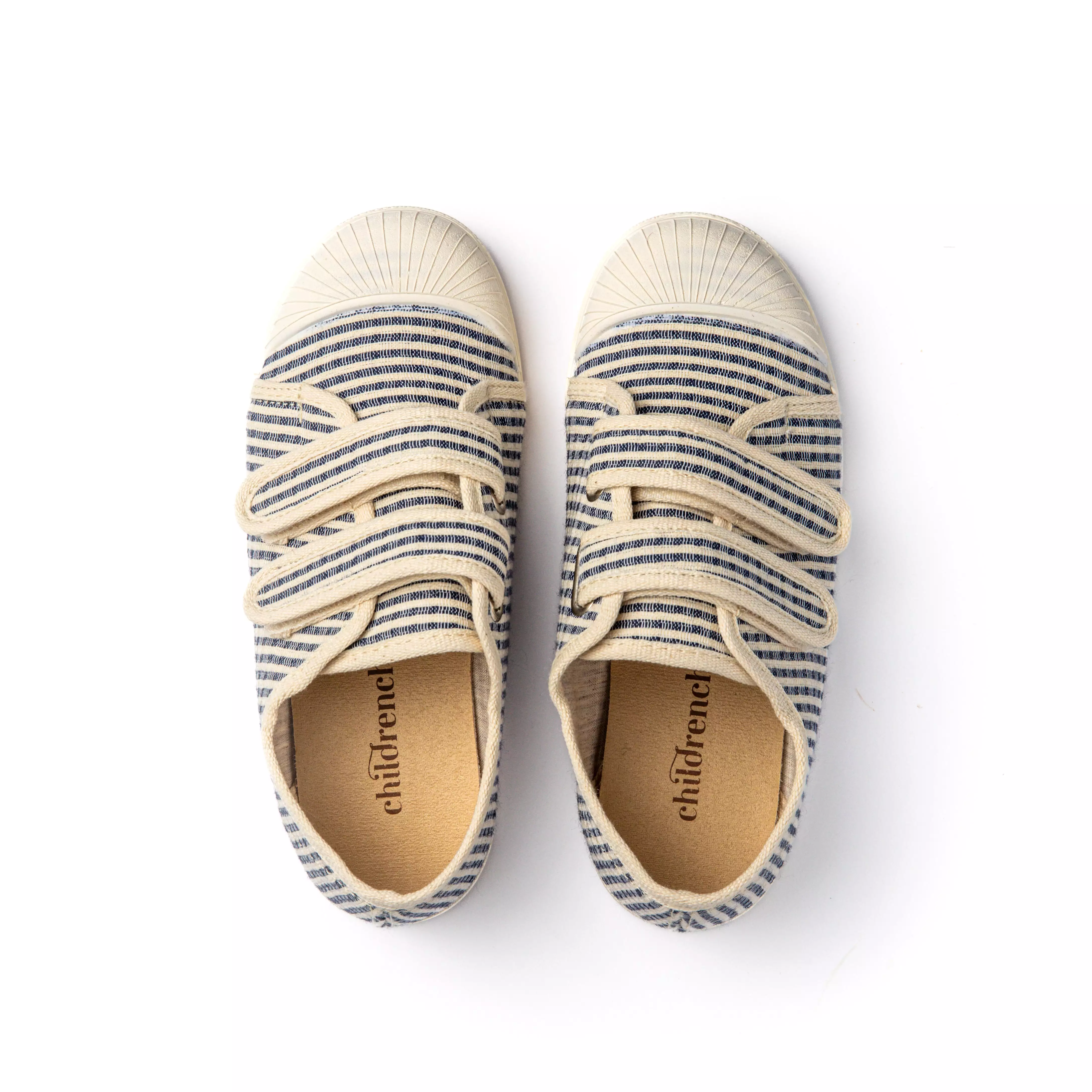 Canvas Double Sneaker in Stripes