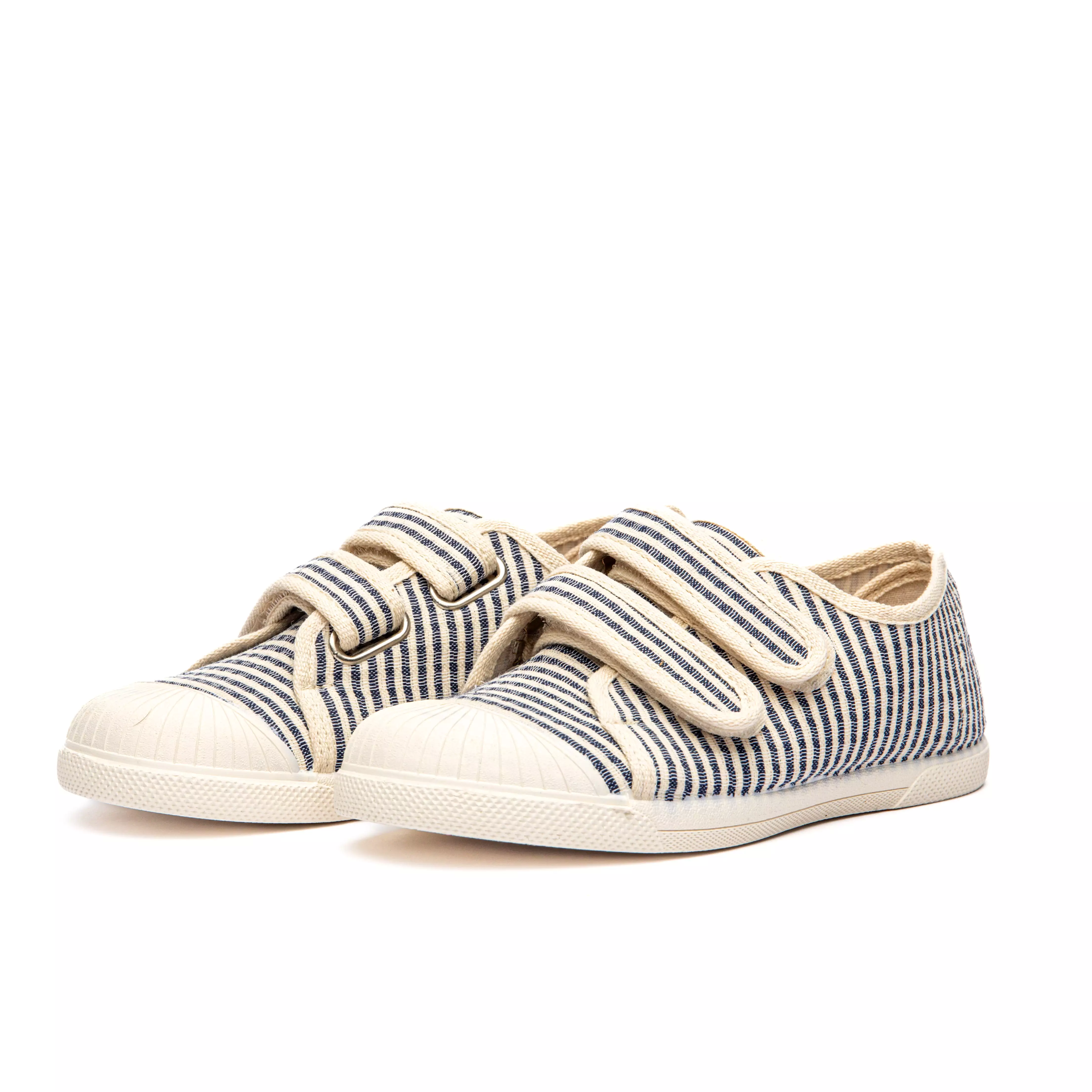 Canvas Double Sneaker in Stripes