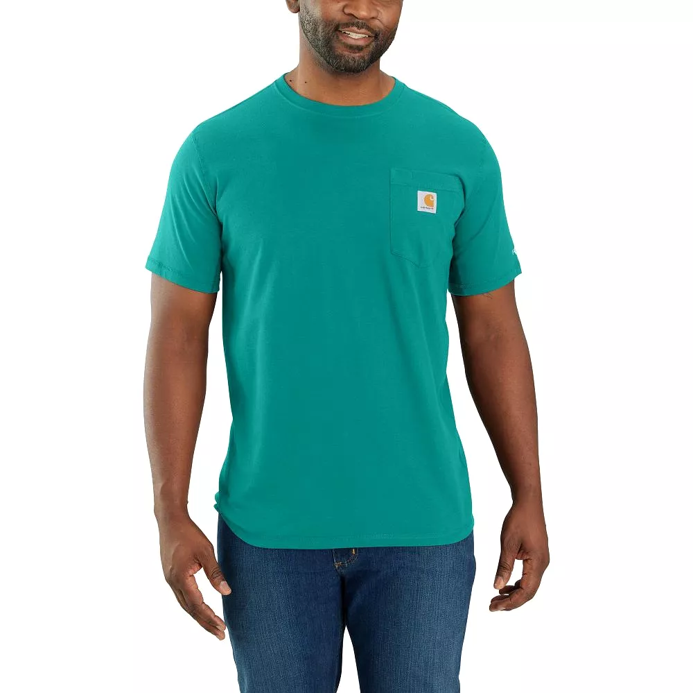 'Carhartt' Men's Force Relaxed Fit Midweight Pocket T-Shirt - Dragonfly