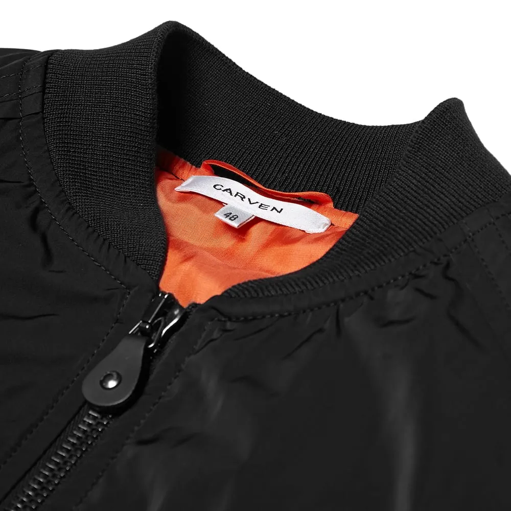 Carven Vintage MA-1 Bomber JacketBlack