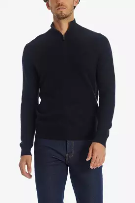 Cashmere Quarter Zip Sweater