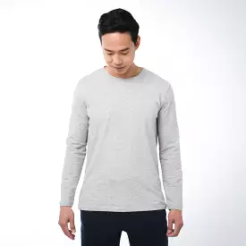 Core Long Sleeve T-Shirt | Grey Marle