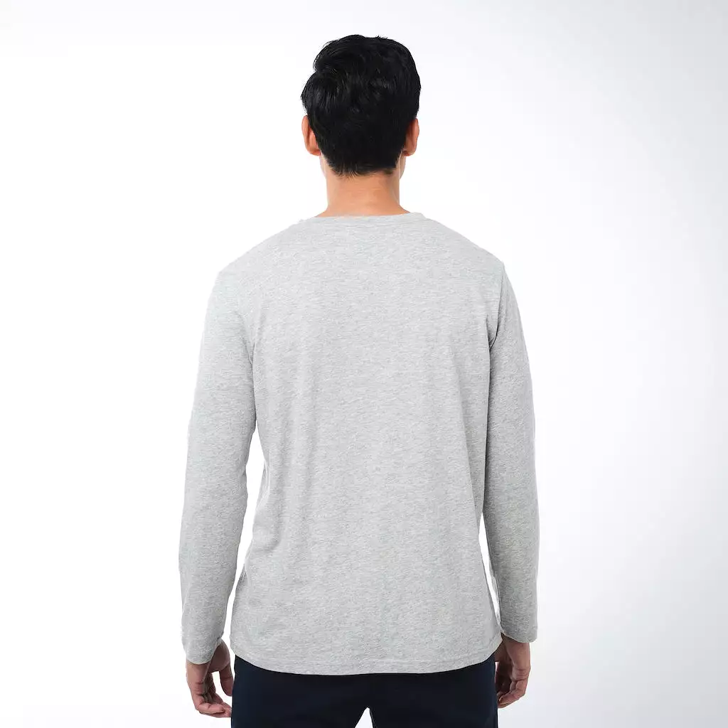 Core Long Sleeve T-Shirt | Grey Marle