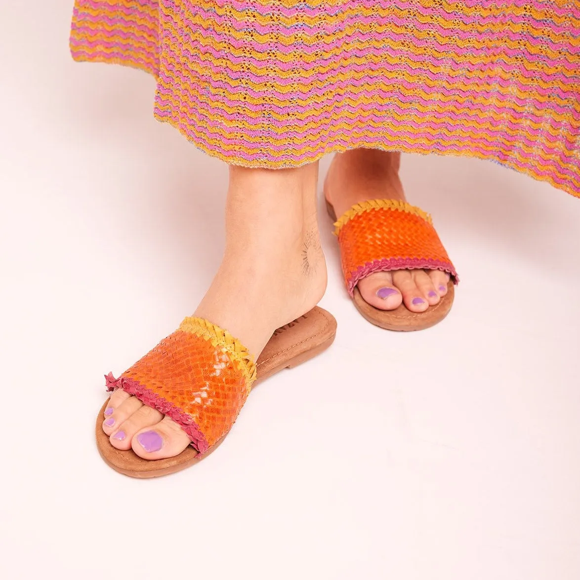 Dames Slippers 33.486 Orange