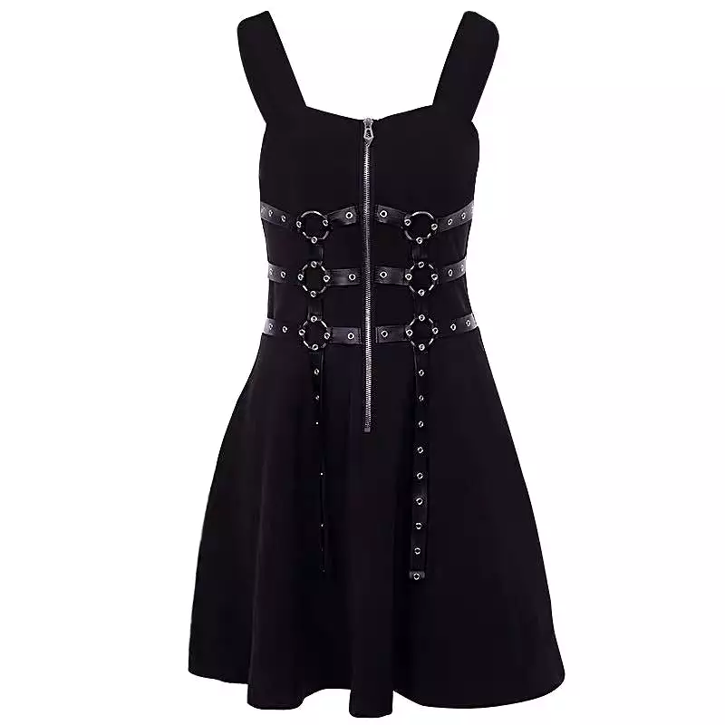 DARK PUNK STRAP DRESS