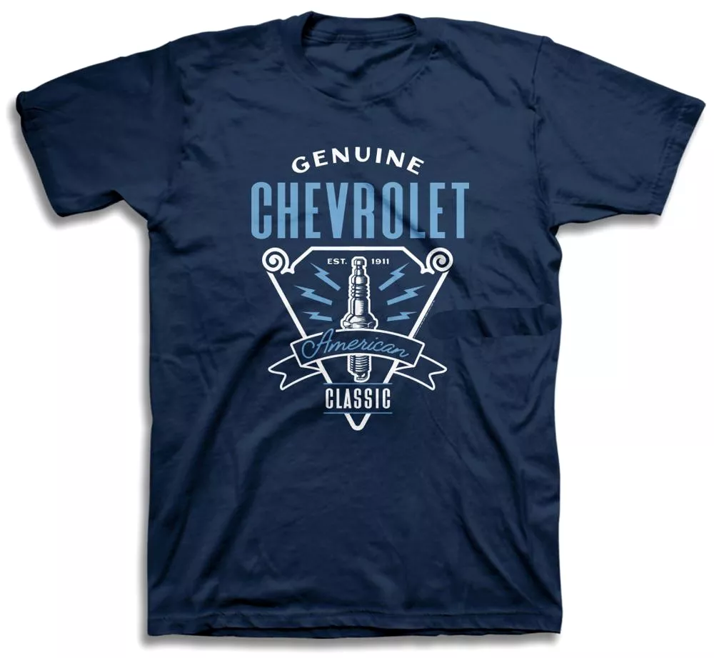 'David Carey' Men's Chevy Spark T-Shirt - Navy / Blue