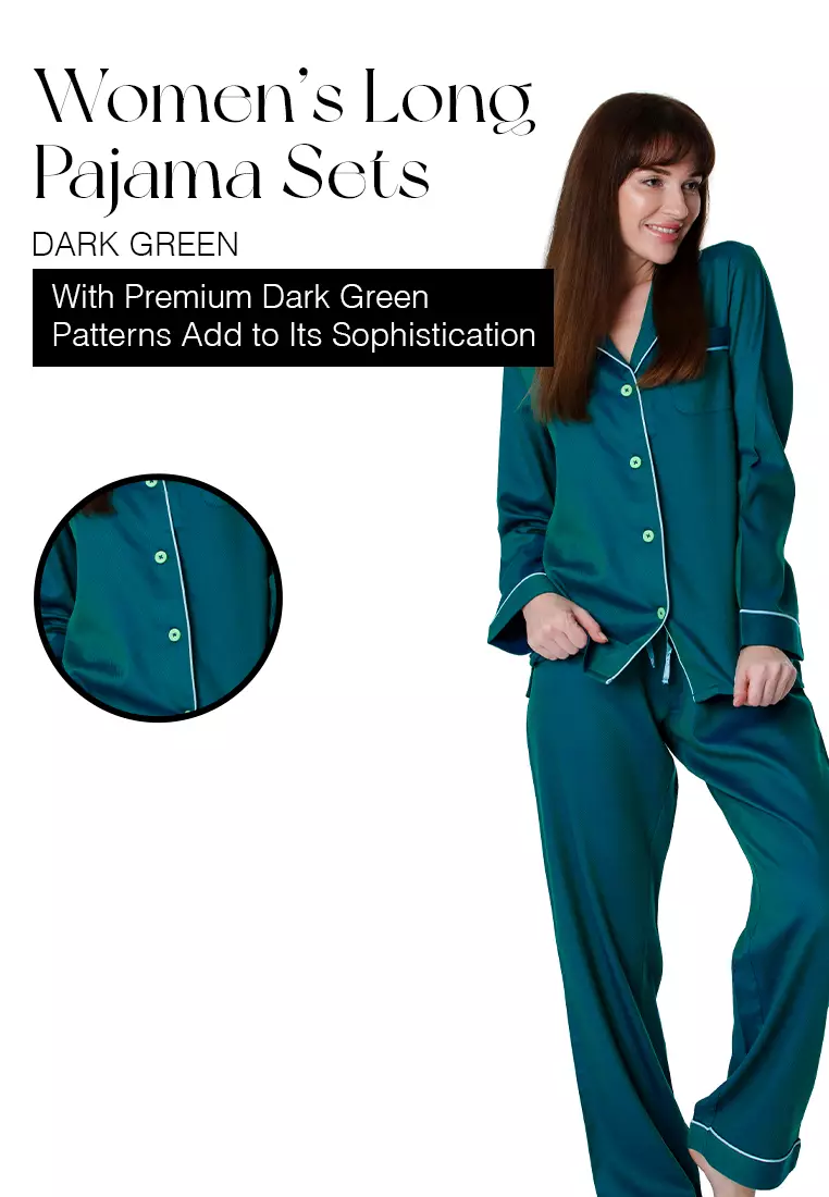 DE LUCCA De Lucca Women's Long Pajama Set