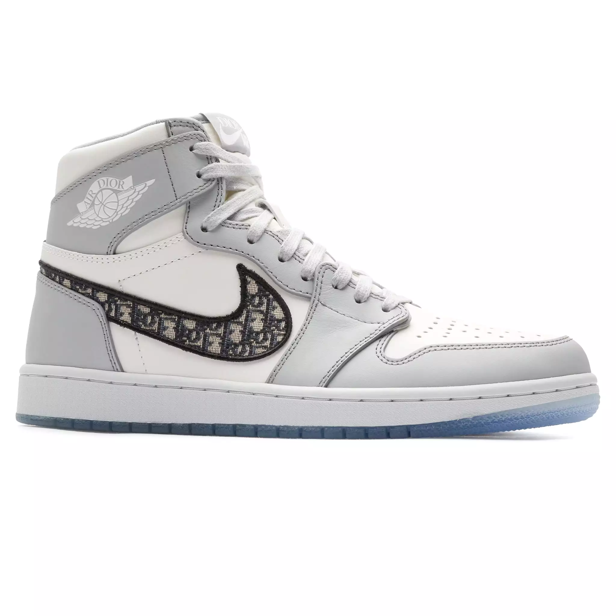 Dior x Air Jordan 1 High OG Grey Sneaker (Mark On Toe Cap)