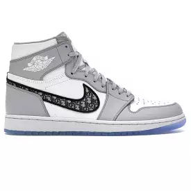 Dior x Air Jordan 1 High OG Grey Sneaker