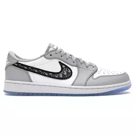 Dior x Air Jordan 1 Low OG Grey Sneaker