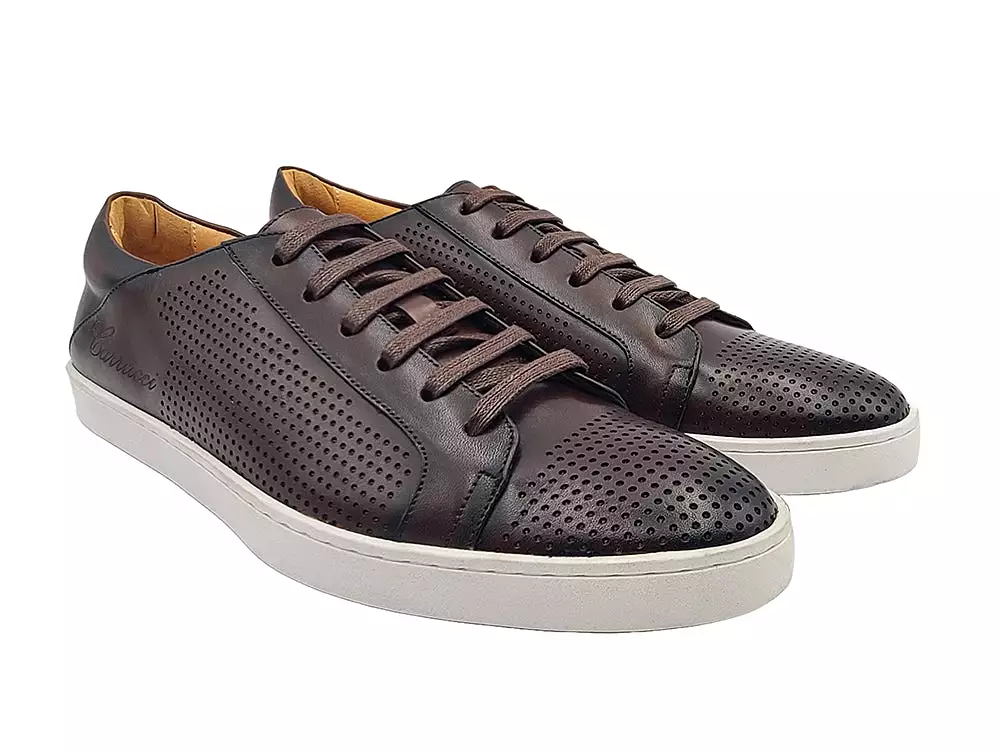 Fashion Lace-up Leather Sneaker