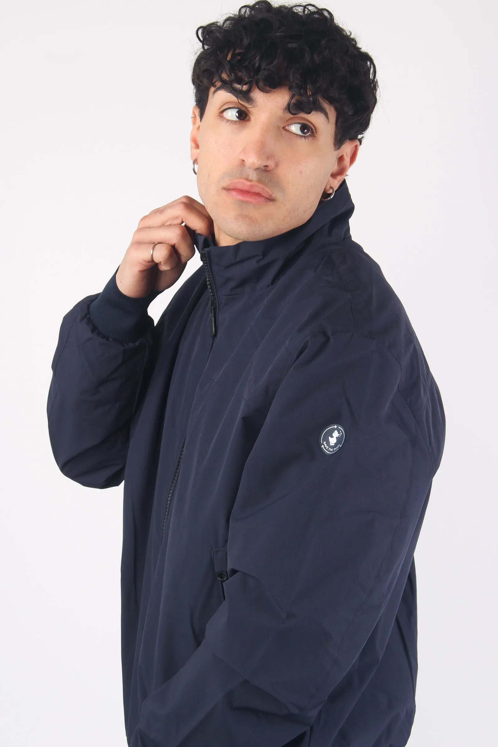 Finlay Bomber Nylon Liscio Blue Black