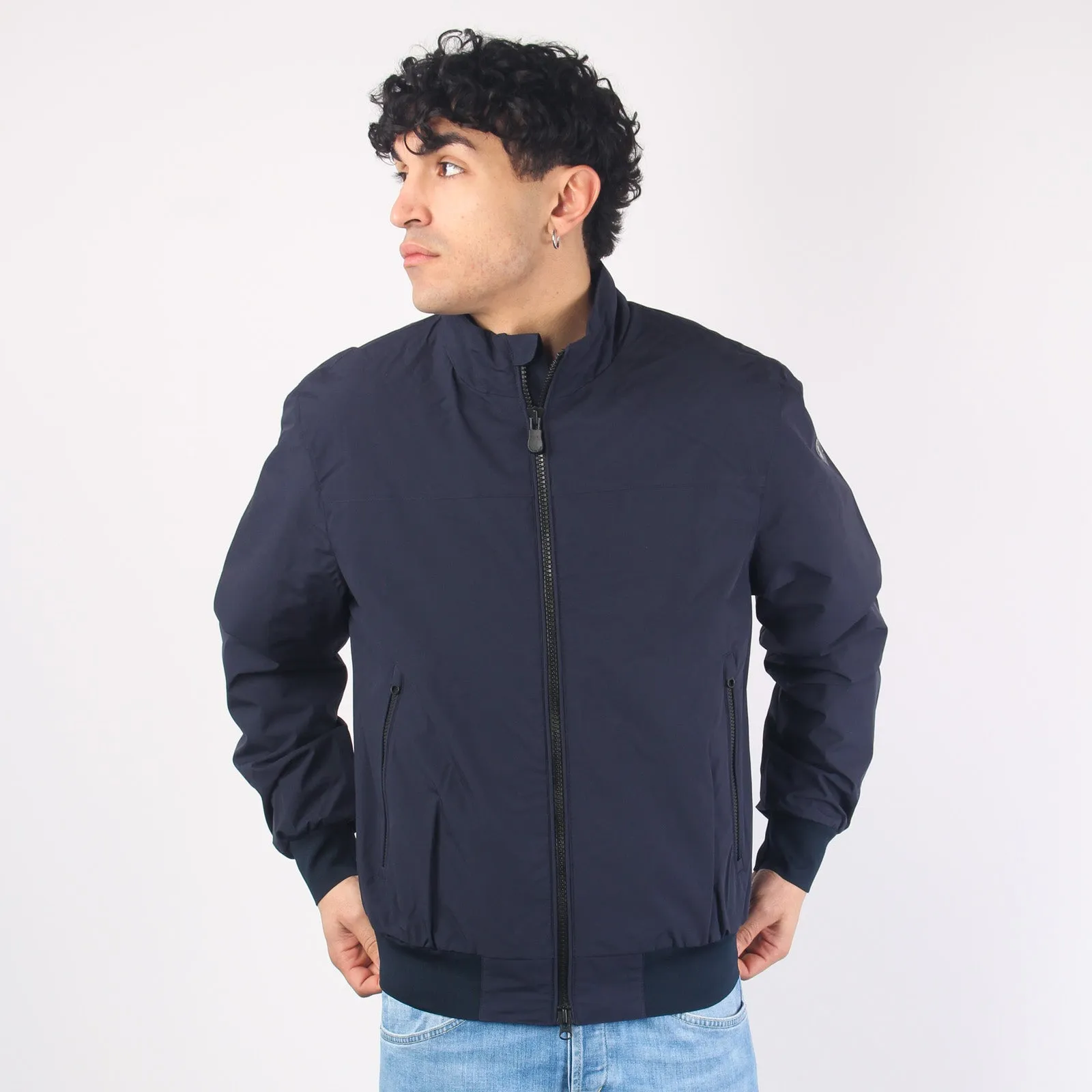 Finlay Bomber Nylon Liscio Blue Black