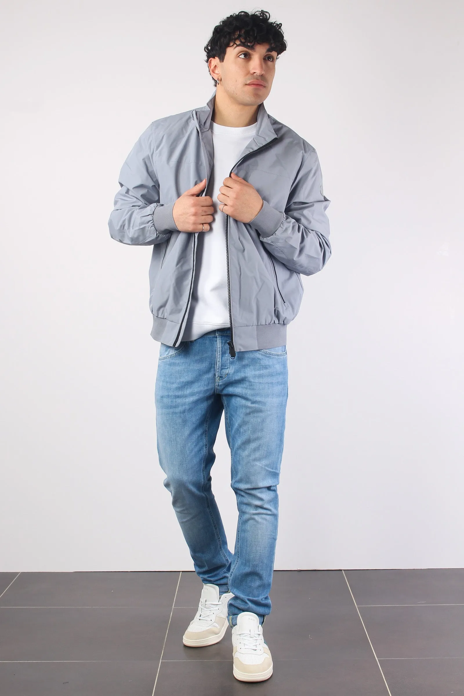 Finlay Bomber Nylon Liscio Grey