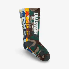 Hellstar Sports Socks (4 Pack) Camo SS24