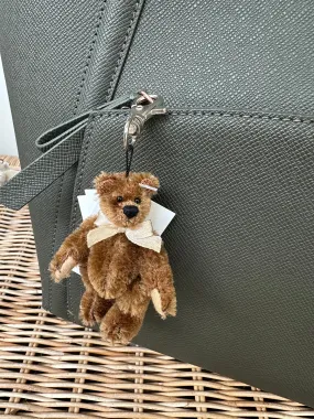 Henri Brown Mohair jointed Teddy Bear Key Ring Bag Charm