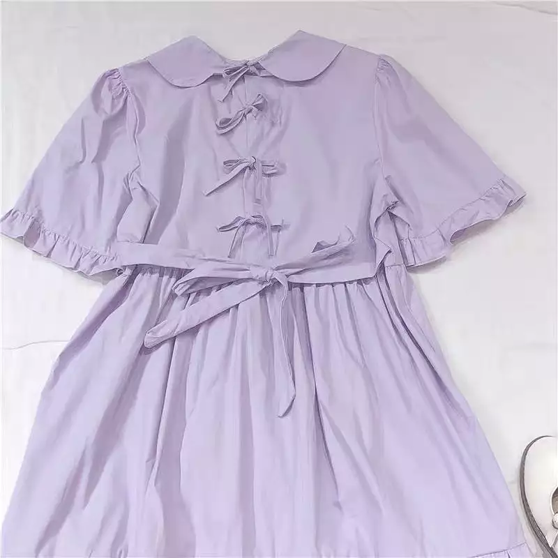 JAPANESE CUTE PASTEL PURPLE DRESS BY50103