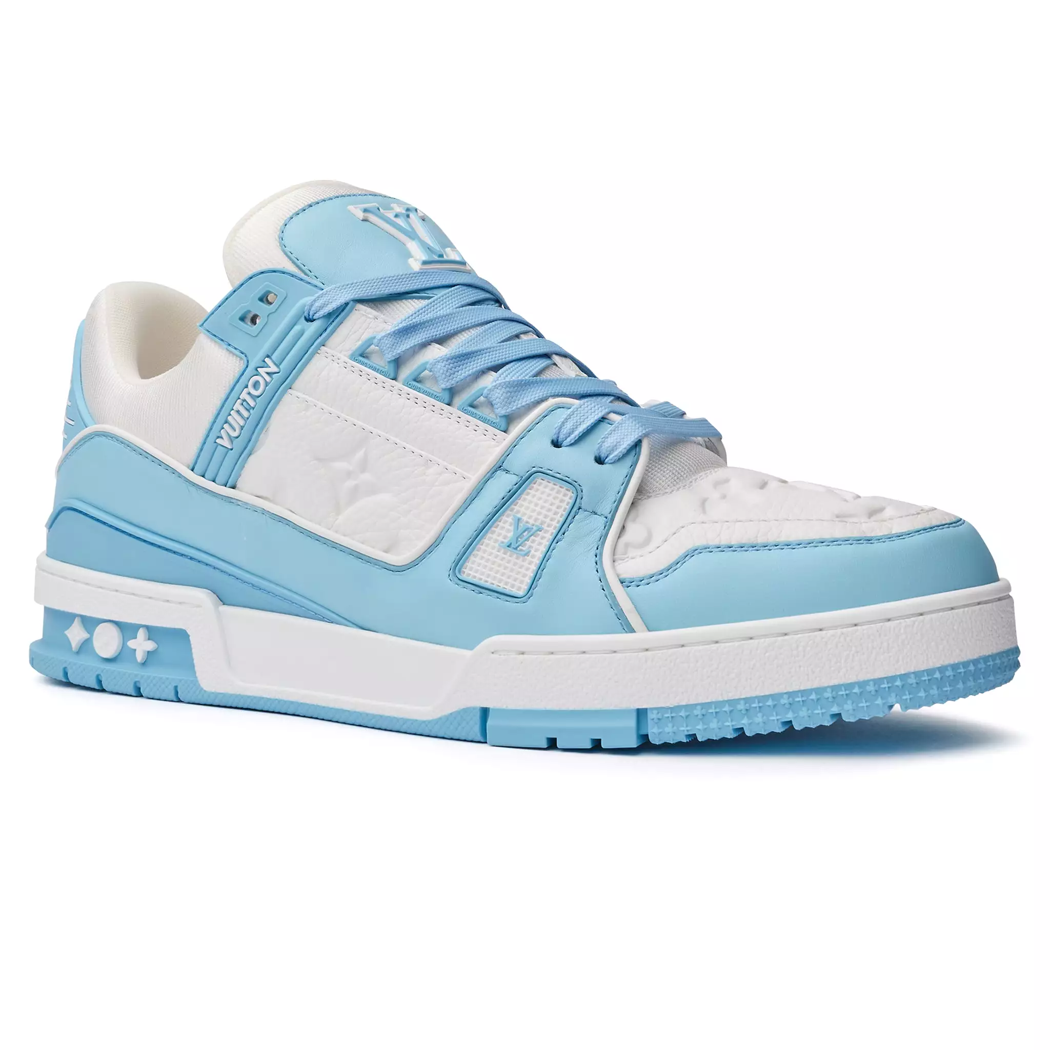 Louis Vuitton LV Monogram White Sky Blue Sneaker