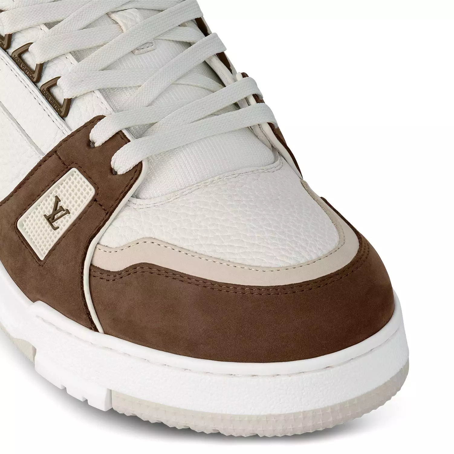 Louis Vuitton LV Trainer Calf Leather Moka Sneaker