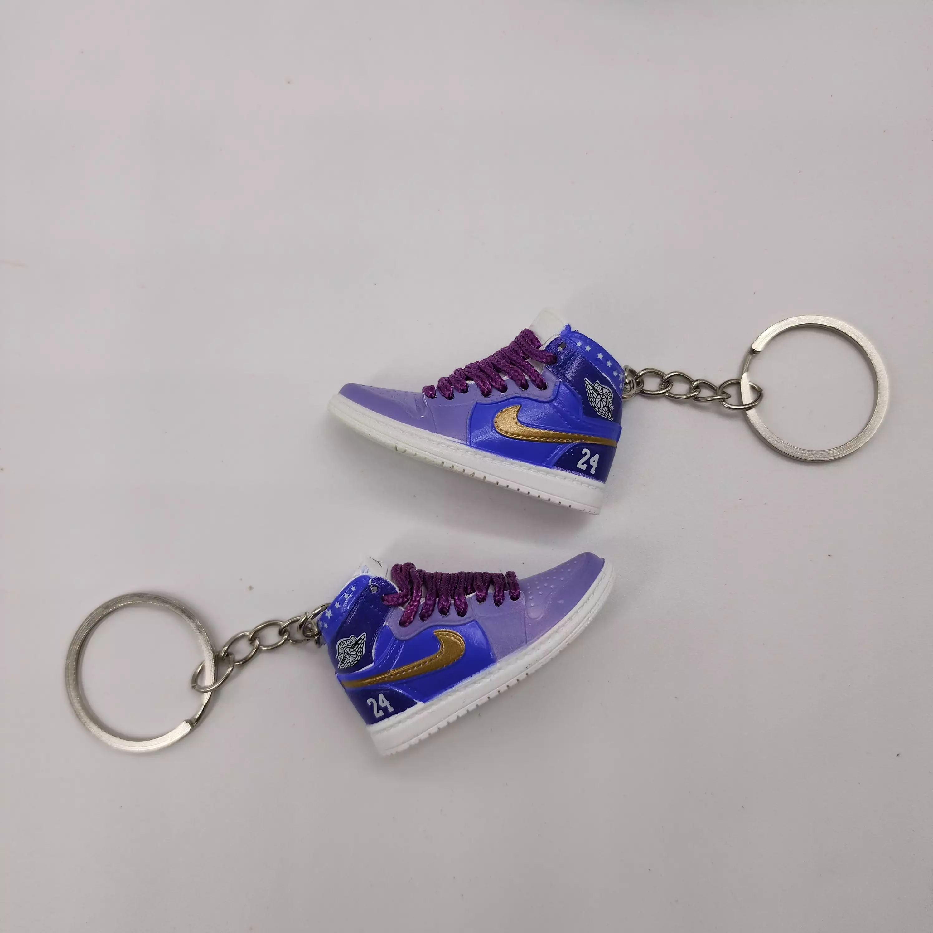 Mini Sneaker Keyring- AJ1 (Purple Mamba)