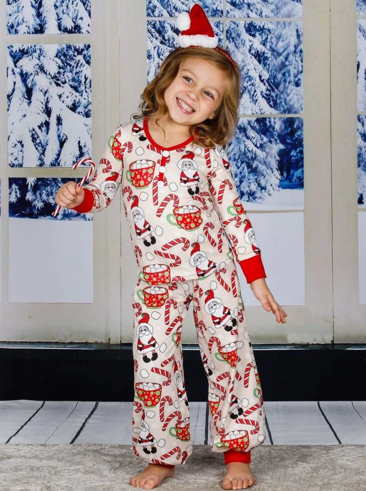 Mommy and Me Marshmallow Cocoa Pajama Set