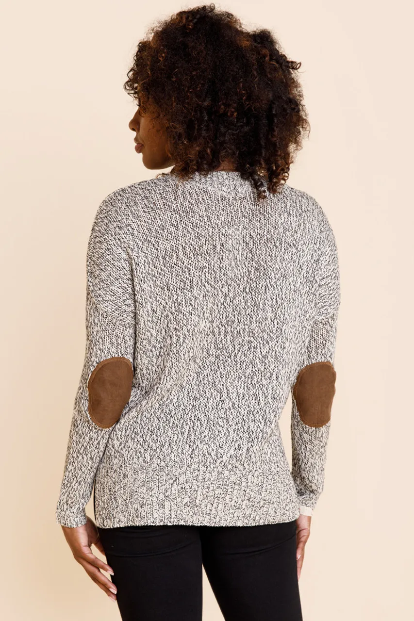 Nadia Elbow Patch Sweater