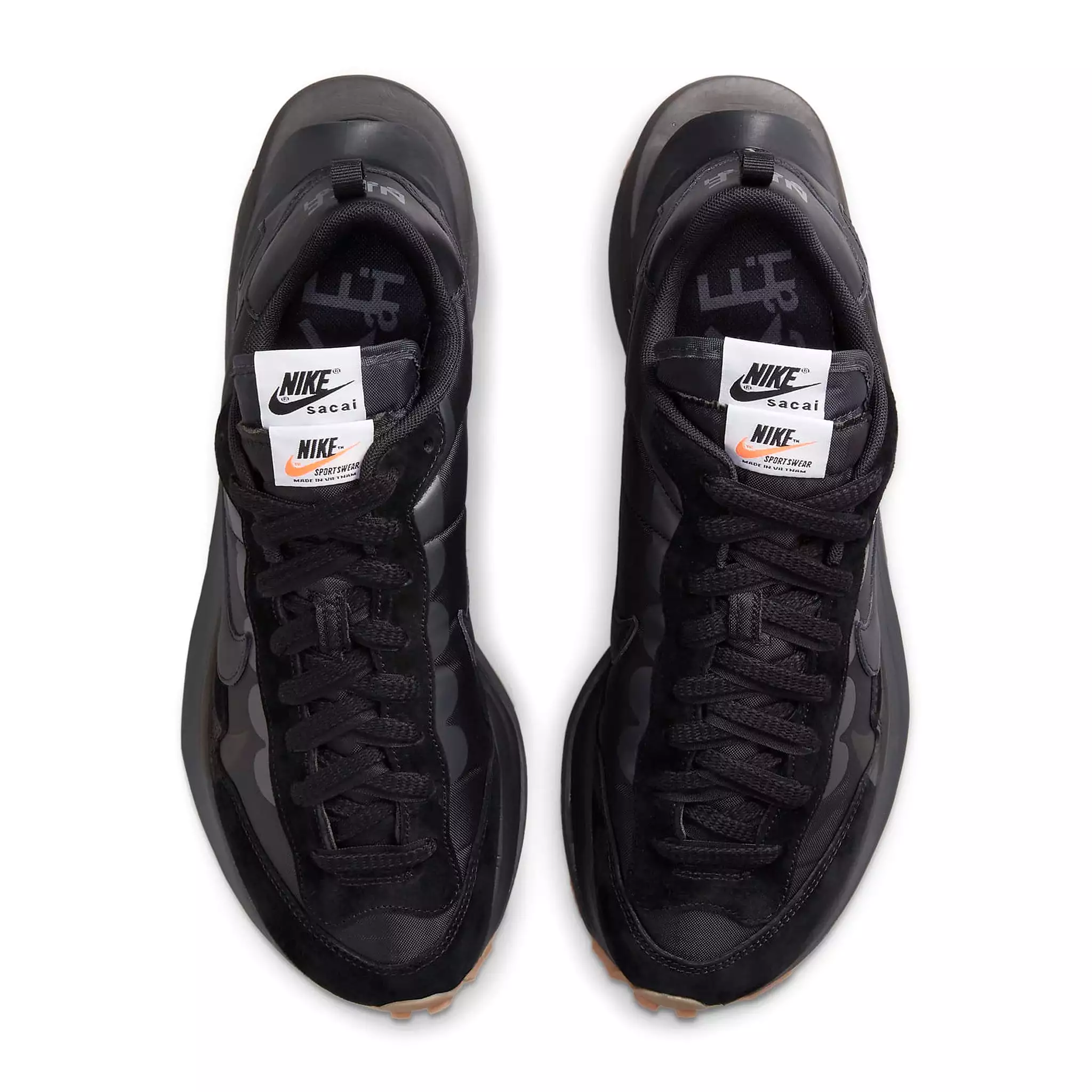 Nike x Sacai Vaporwaffle Black Gum Sneaker