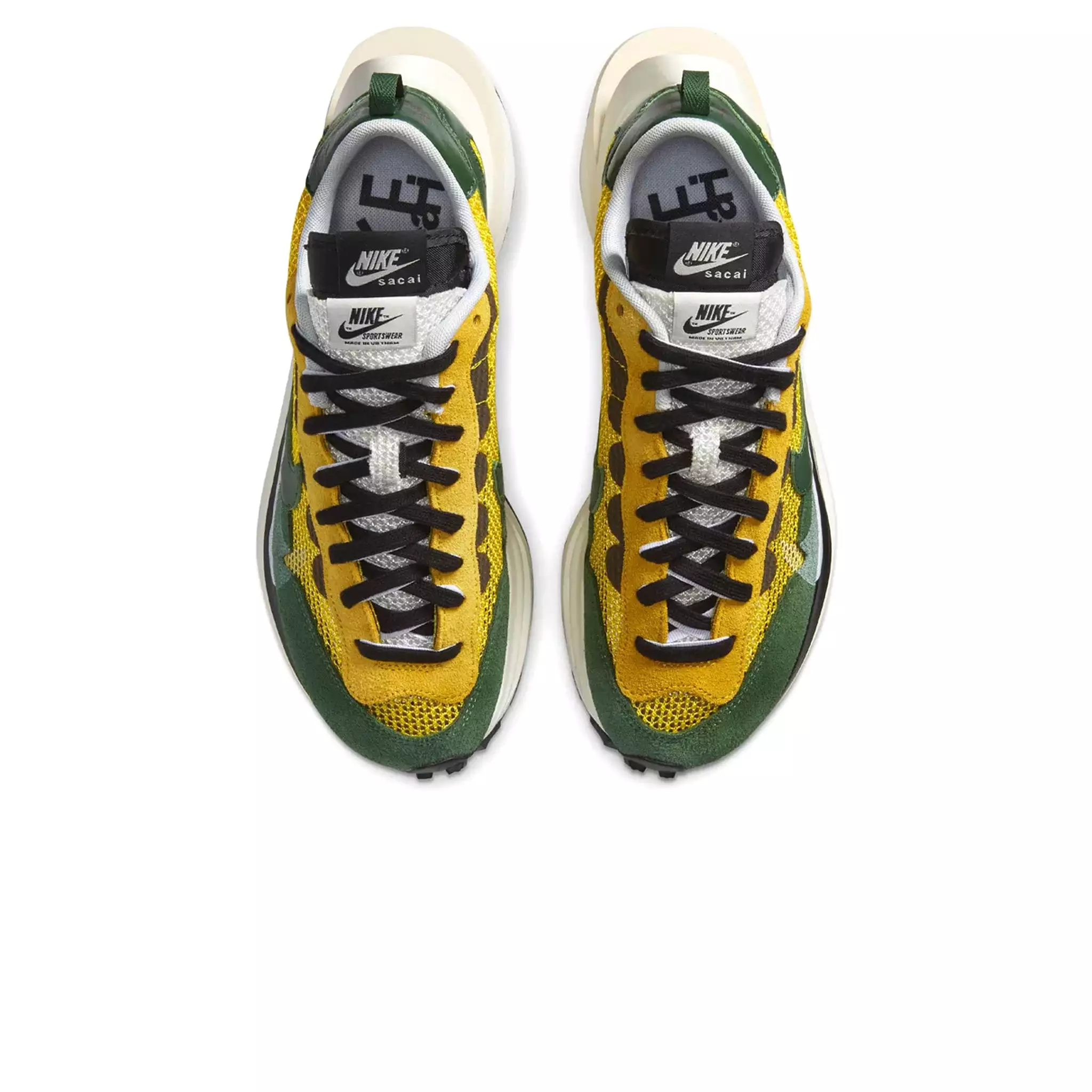 Nike x Sacai Vaporwaffle Tour Yellow Stadium Green Sneaker