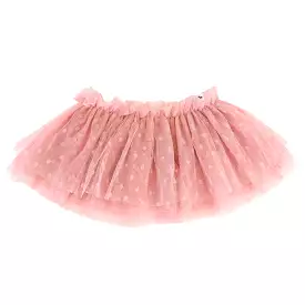 oh baby! Dotted Mesh Frill Tutu Skirt - Blush