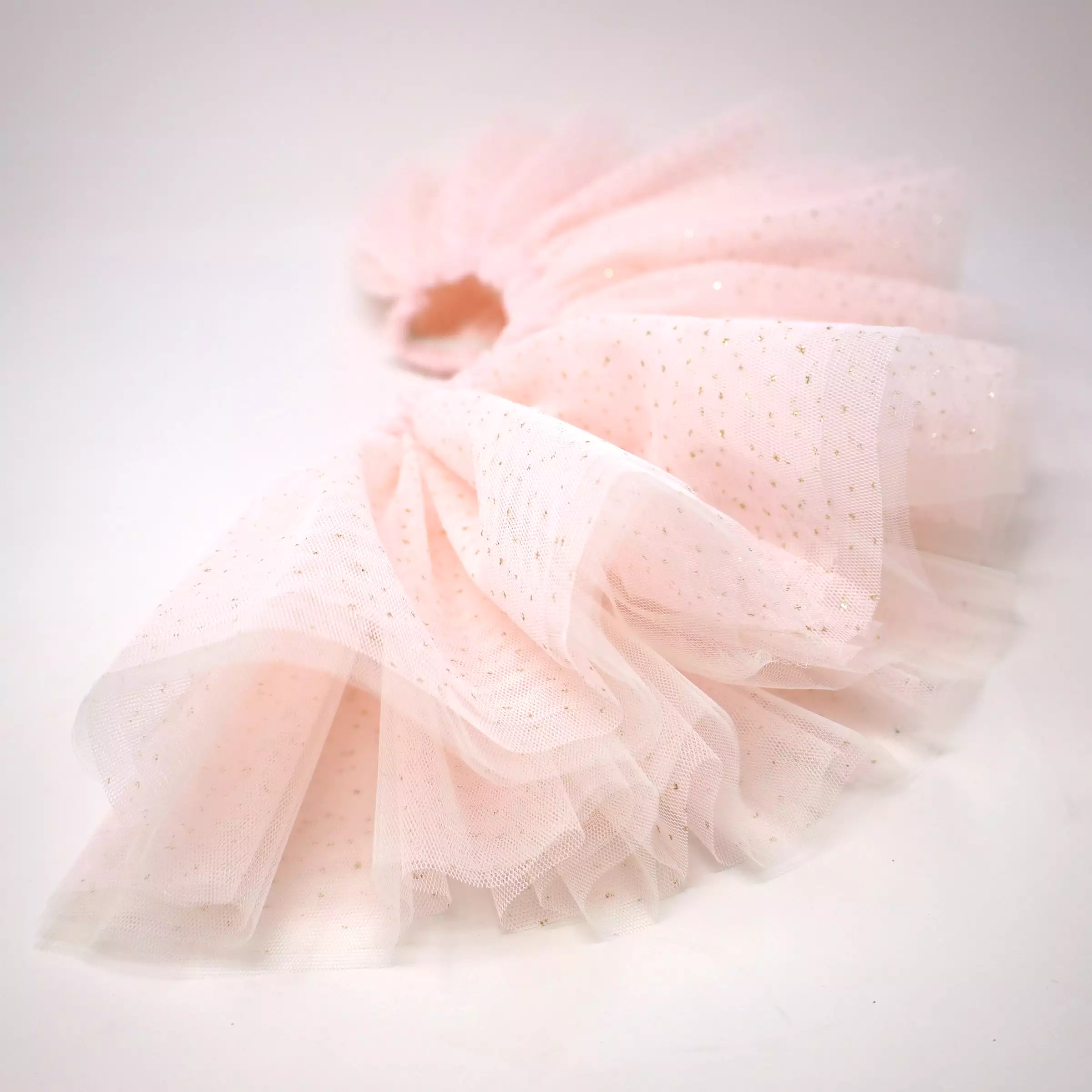 oh baby! Frill Tutu Pale Pink/Gold Over Cream Tulle