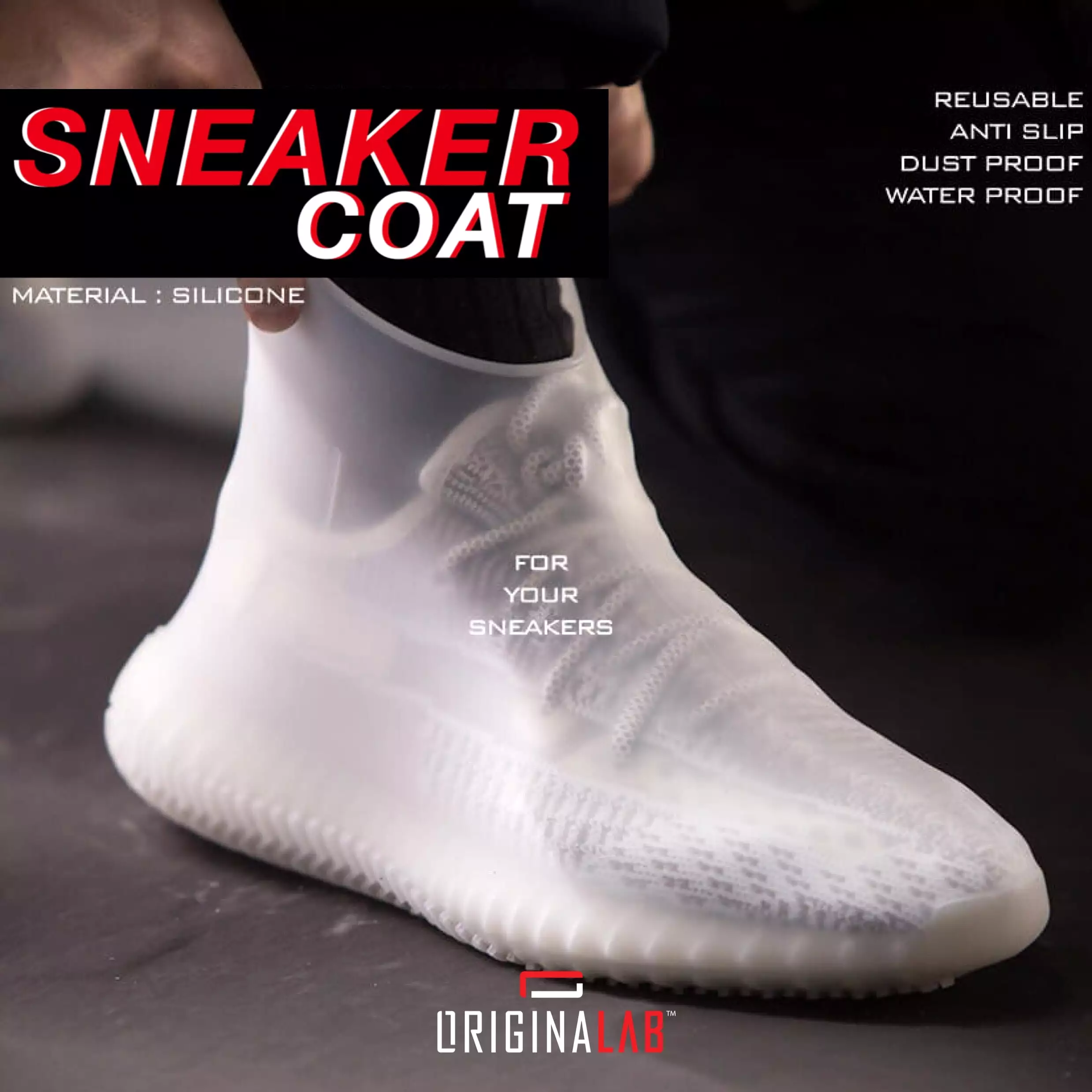 ORIGINALAB Sneaker Silicone Coat Frost White