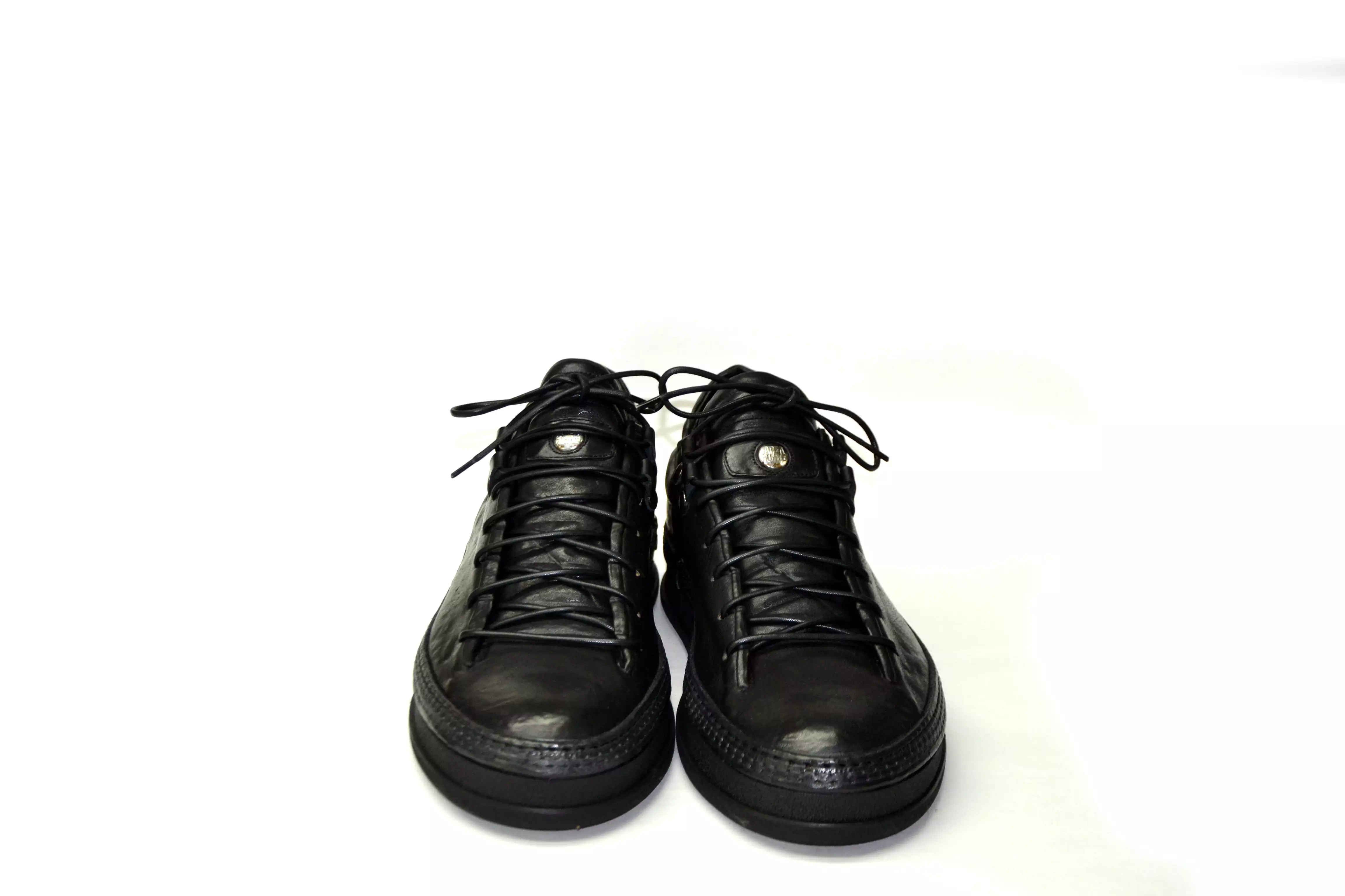 Pep black leather sneaker