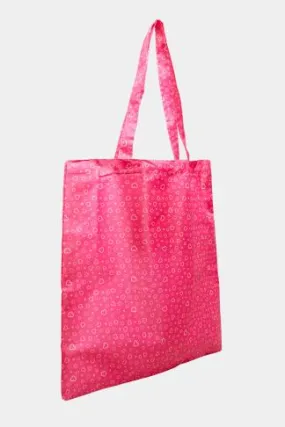 Pink Heart Shopper Bag