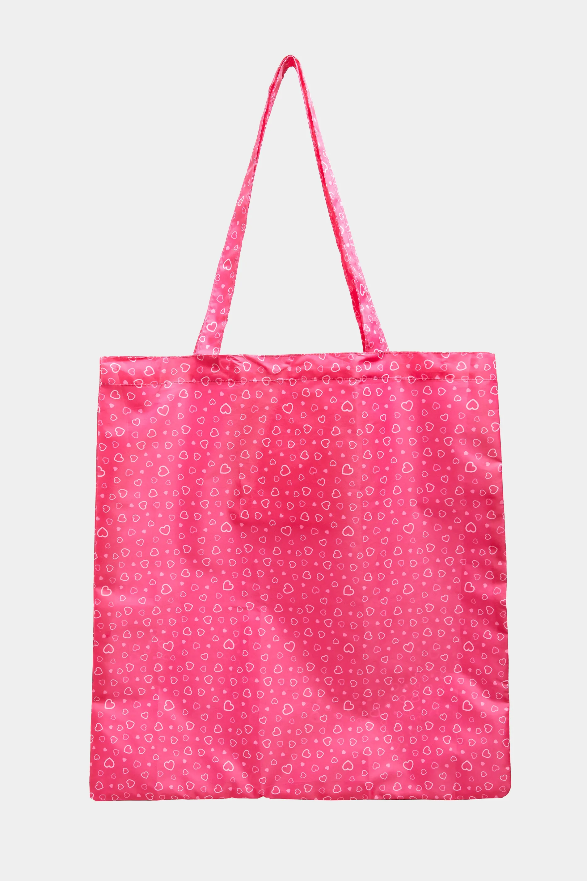 Pink Heart Shopper Bag