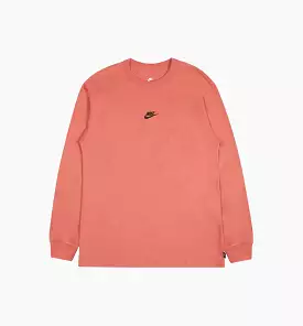 Premium Essentials Mens Long Sleeve Shirt - Pink