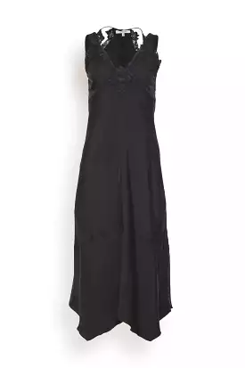 Sensual Coolness Dress in Pure Black