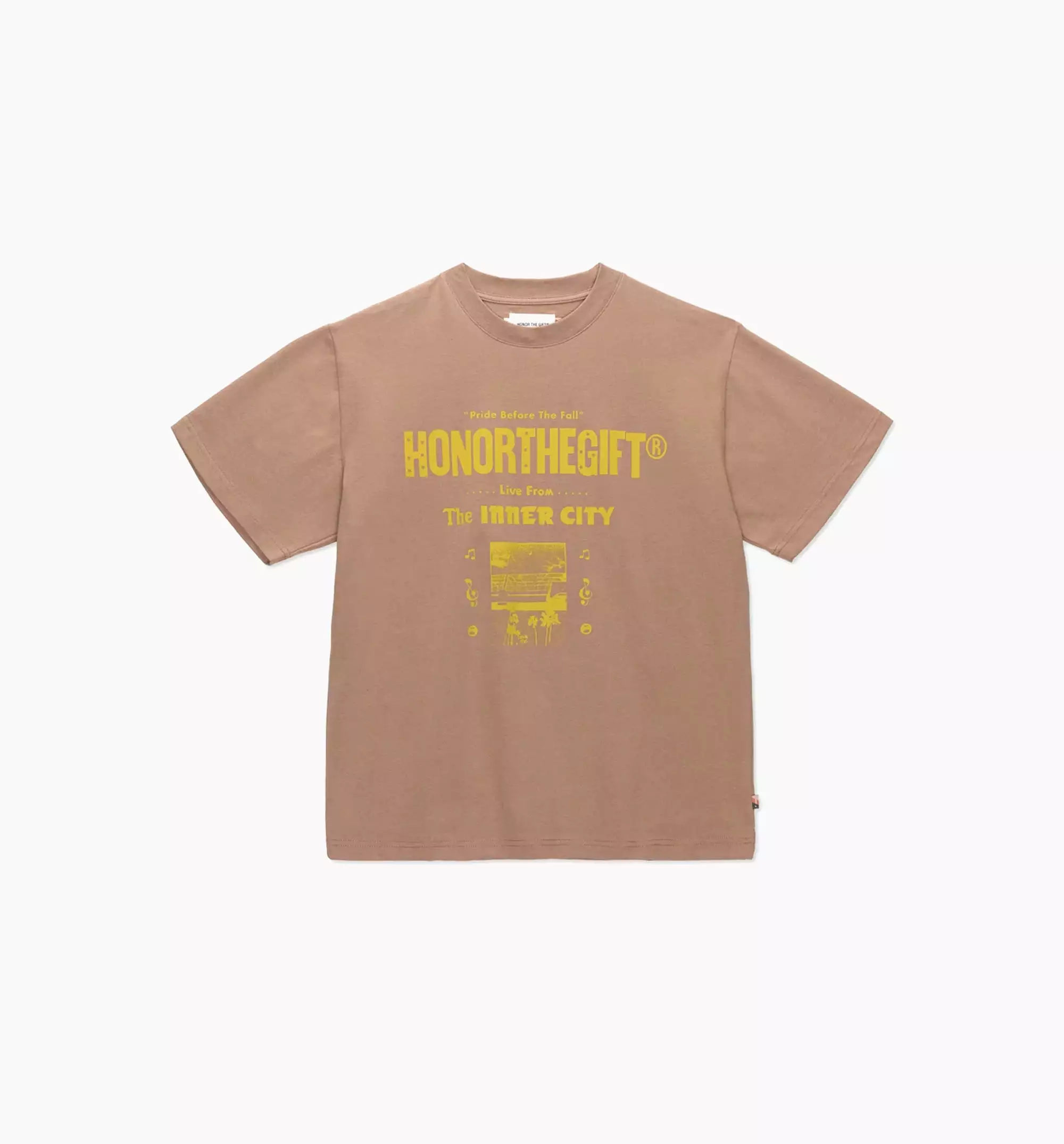 Stereo Tee Mens T-Shirt - Coyote Brown