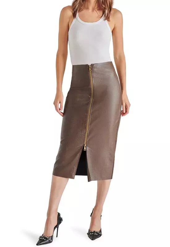 Steve Madden - Hayes Midi Skirt Dark Espresso