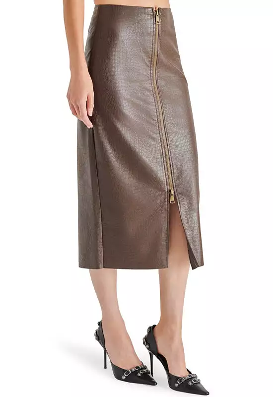 Steve Madden - Hayes Midi Skirt Dark Espresso