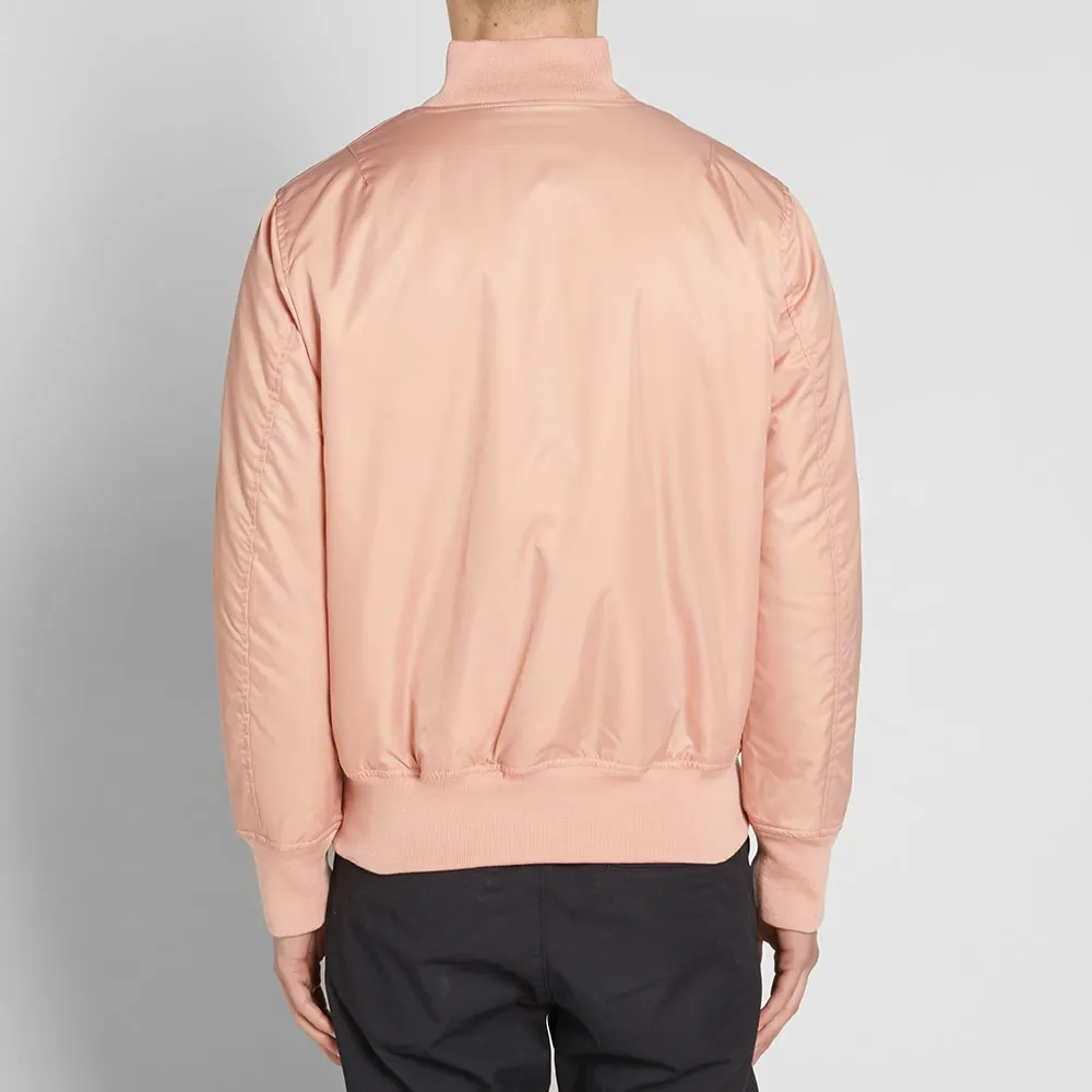 Stussy Flight Satin Bomber JacketPeach