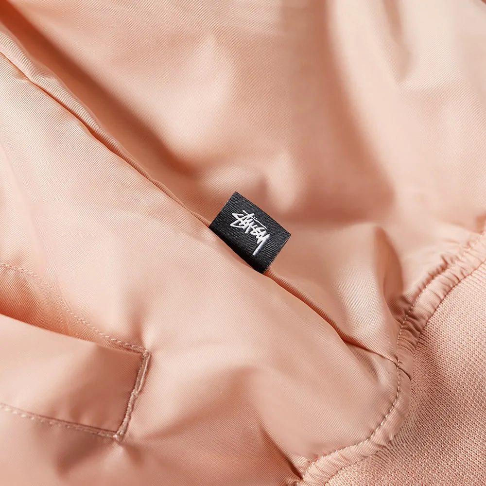 Stussy Flight Satin Bomber JacketPeach