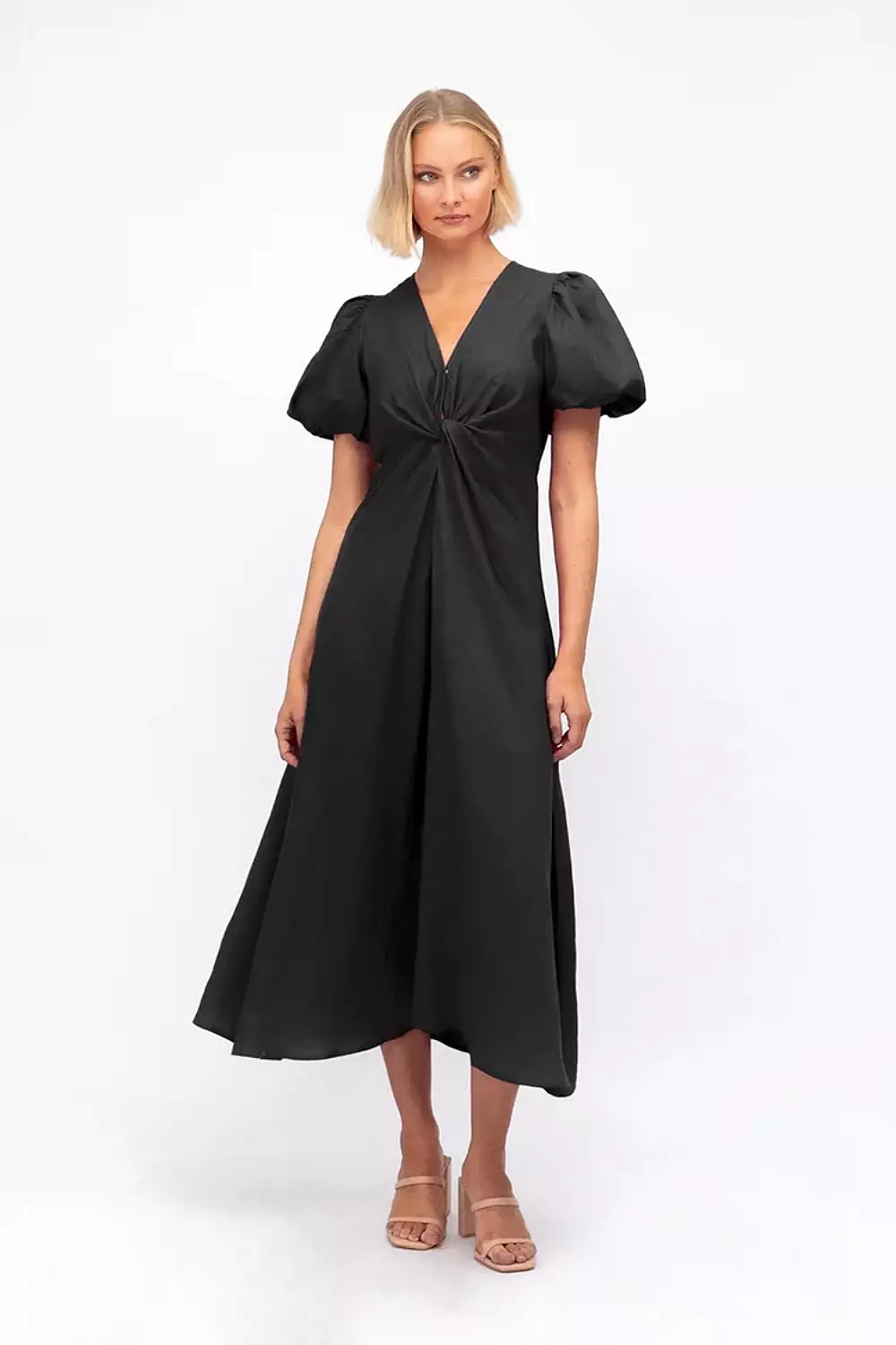 THE LONG LUNCH DRESS BLACK