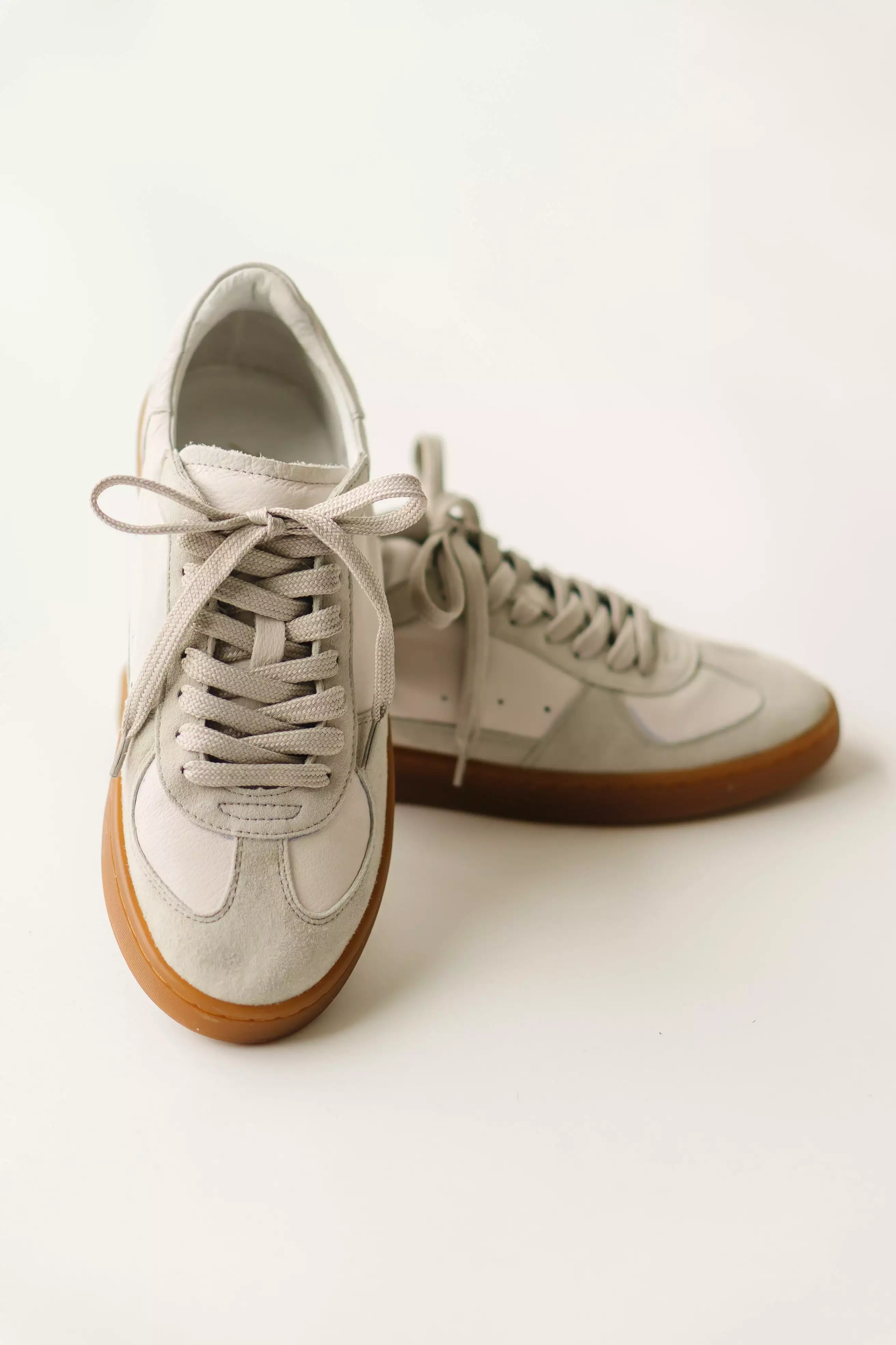 The Monty Low Top Sneaker in Taupe